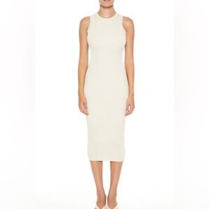 FOREVER 21 Sweater-Knit Bodycon Midi Dress
